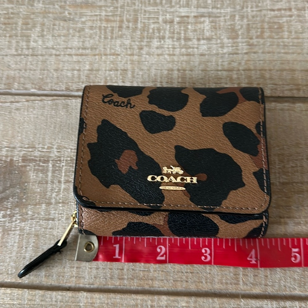 Coach Leopard wallet